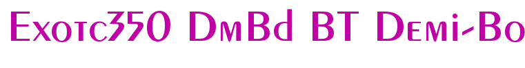 Exotc350 DmBd BT Demi-Bold